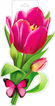 Плакат "Тюльпан" р34-257 (10)