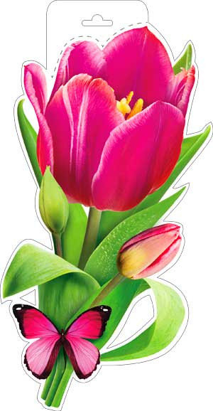 Плакат "Тюльпан" р34-257 (10)