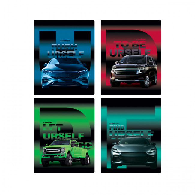 Тетрадь 96 линия "Будь первым" скрепка, BG (4)