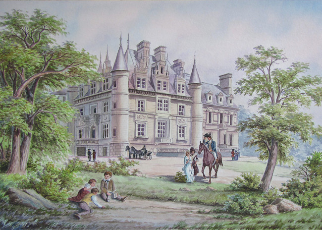 Пазл 1500 элемент "Дворцовый сад" ФРЕЯ