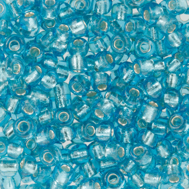 Бисер 10г 08/0 (0021-0056), бл.голубой Zlatka/GR №0033