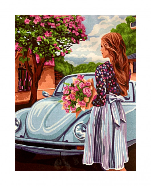 Картина по номерам "Свидание с городом" 40*50. GLA33, мягкая упаковка Картина по номерам "Свидание с городом" 40*50. GLA33, мягкая упаковка