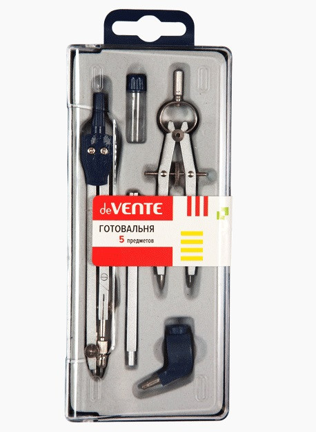 Готовальня, 5 предметов, deVENTE Готовальня, 5 предметов, deVENTE