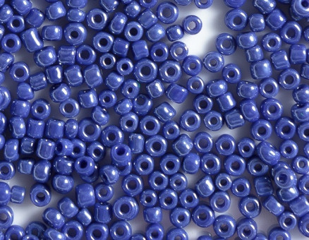 Бисер "ASMAR" размер №12, вес: 50 г, тёмно-синий перламутровый