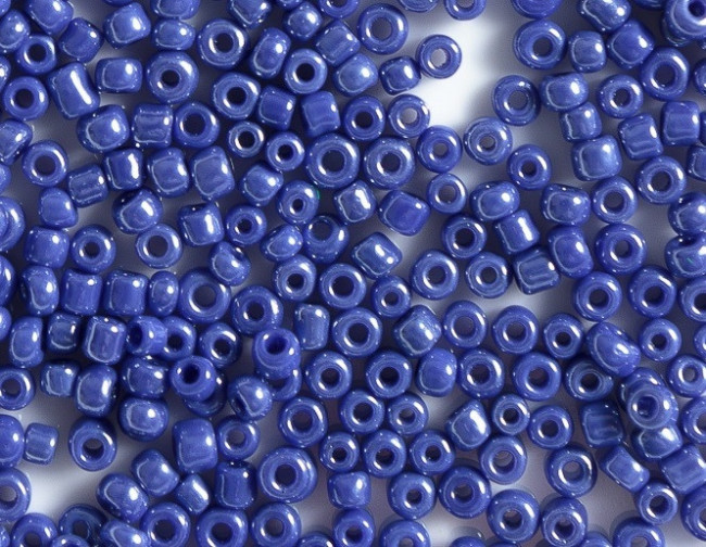 Бисер "ASMAR" размер №12, вес: 50 г, тёмно-синий перламутровый