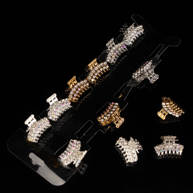 Заколка краб металл(М) 10-84 (12)