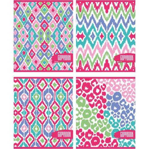 Тетрадь ученическая 48л. в одну линию "Trendy" (ассорти) ламинация Тетрадь ученическая 48л. в одну линию "Trendy" (ассорти) ламинация