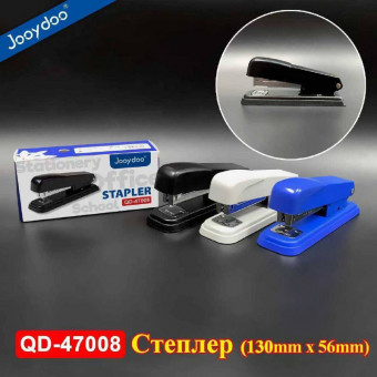 Степлер №24/6 пробивает до 20л, черный, Jooydoo/QD-47008
