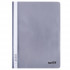 Папка-скоросшиватель A4 WENZER OFFiCE "Premier", 180 мкм, волокно, серая с прозр. верхом (20/260)