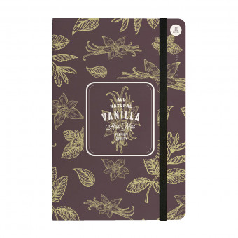 Записная книжка А5 100л клетка "Megapolis Journal. Botanic Collection. Vanilla", BV/3-477/13 (8)