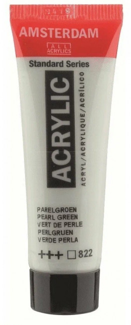 Краска акриловая Amsterdam туба 20мл №822 Зеленый жемчужный Краска акриловая Amsterdam туба 20мл №822 Зеленый жемчужный