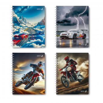 Тетрадь 96 клетка "На предельной скорости" на гребне, Светоч/Т111_01187 (4/48)