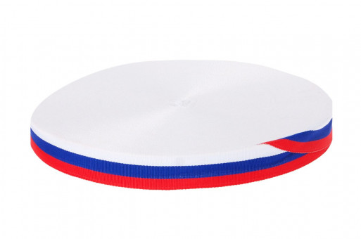 ЛЕНТА ТРИКОЛОР, 24ММ, РУЛОН 100М, ТРИКОЛОР