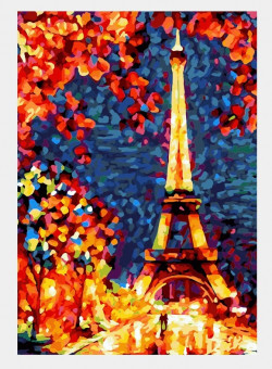 Алмазная мозаика 30*40 на подрамнике "Яркий Париж", полная выкладка, VA046 Алмазная мозаика 30*40 на подрамнике "Яркий Париж", полная выкладка, VA046