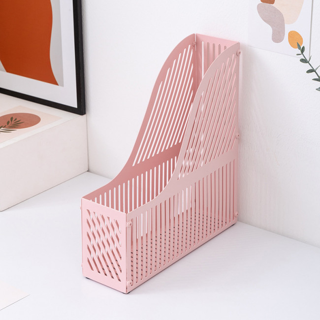 Лоток вертикальный Pastel 8х26х28см, металлическая сетка, пастельные цвета/ MQ2506