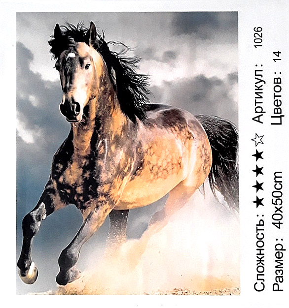 Алмазная мозаика+раскраска по номерам: 50*40 см, сложность 4*; 9D а; состав: льняной холст, акриловые круглые стразы, 3 кисти;  МС-5402- 1026 Алмазная мозаика+раскраска по номерам: 50*40 см, сложность 4*; 9D а; состав: льняной холст, акриловые круглые стразы, 3 кисти;  МС-5402- 1026