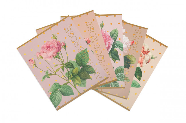 Тетрадь А5 48л клетка скоба "Цветы №3" "Светоч" (10)