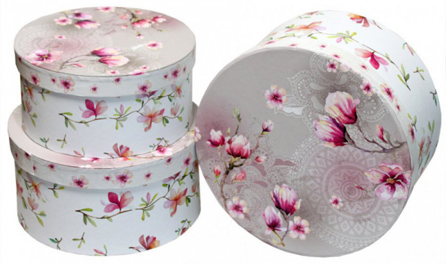 Набор коробок "Цилиндр" W9970 3 шт. W9970