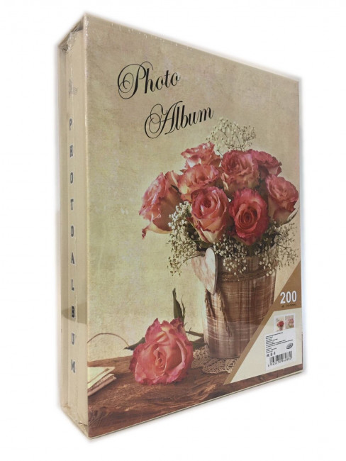 Фотоальбом А4, для фотографий 10x15 на 200 фото, в КЕЙСЕ ASK-6255-2