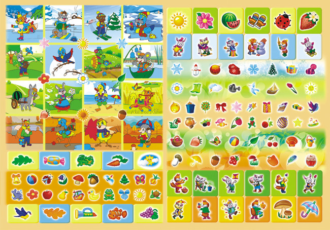 Раскраска с наклейками (А4) РН-991 Раскраска с наклейками (А4) РН-991