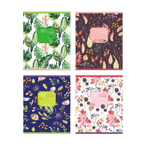 Тетрадь общая А5 скоба 96л. клетка "Цветочный дизайн" выборочный лак (ассорти) форзац с диз (4/32) Тетрадь общая А5 скоба 96л. клетка "Цветочный дизайн" выборочный лак (ассорти) форзац с диз (4/32)