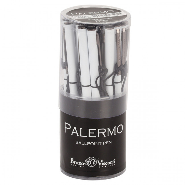 Ручка автоматическая 0,7мм синяя "Palermo", белый корпус, BV/20-0250/14 (24) Ручка автоматическая 0,7мм синяя "Palermo", белый корпус, BV/20-0250/14 (24)