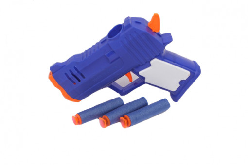 Пистолет 14см "Точный выстрел 2", с софт-патронами, Рыжий Кот/2009252