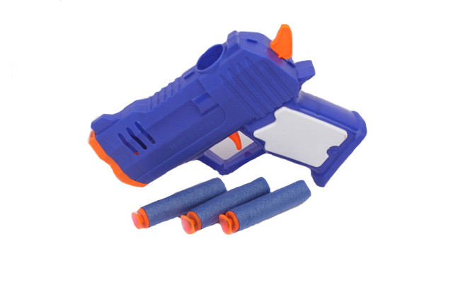 Пистолет 14см "Точный выстрел 2", с софт-патронами, Рыжий Кот/2009252 Пистолет 14см "Точный выстрел 2", с софт-патронами, Рыжий Кот/2009252