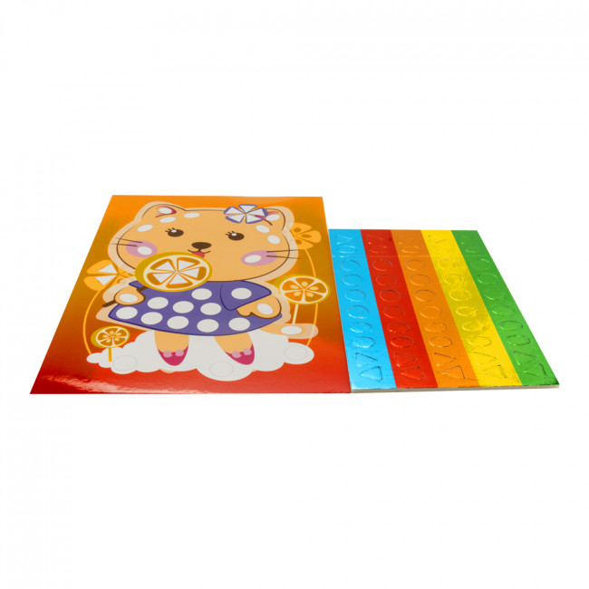 Км-012 Увлекательная мозаика (набор большой) "Кошечка"