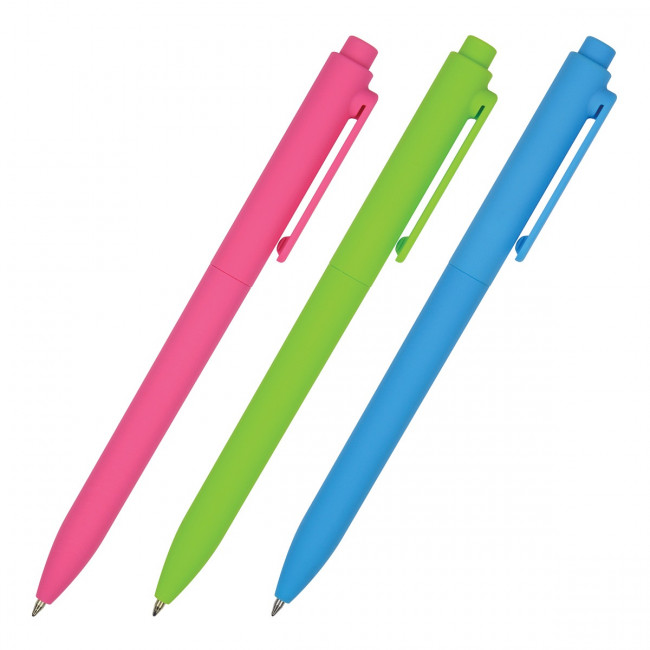 Ручка шариковая автоматическая 0,7мм синяя "SoftClick. Special", BV/20-0103 (24)