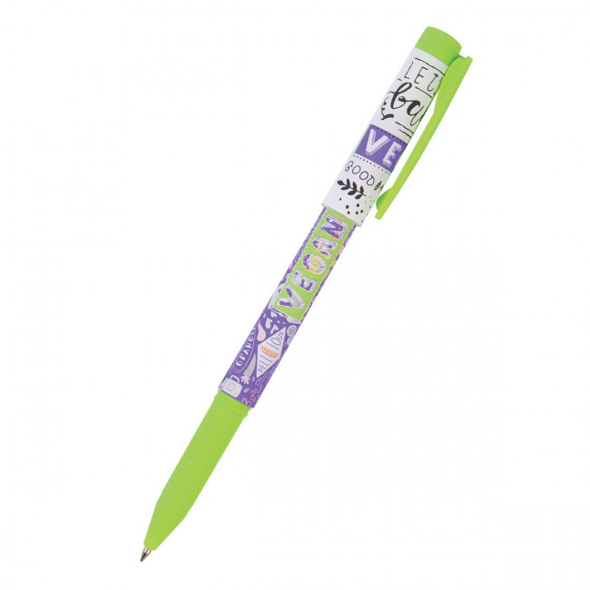 Ручка шариковая 0,7мм синяя "FreshWrite. Vegan. Черничный смузи", BV/20-0214/80 (24)