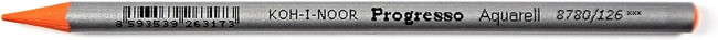Карандаш цельнографитный в лаке, персидский оранжевый, Progresso Koh-I-Noor/8780126001KS (12)