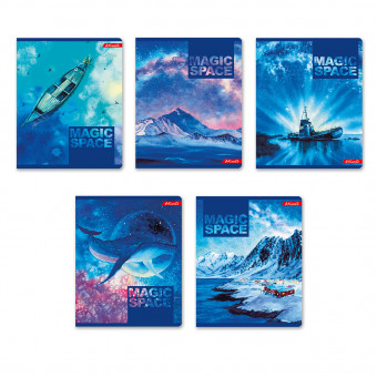 Тетрадь 96 линия "Вселенная" скрепка, Светоч (5/50)