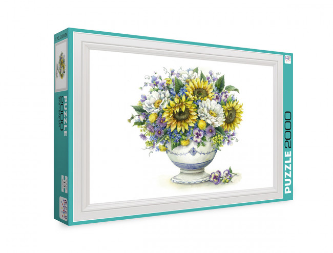 Пазл 2000 элементов "Букет с подсолнухами" ФРЕЯ Пазл 2000 элементов "Букет с подсолнухами" ФРЕЯ