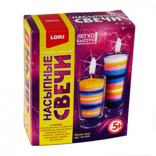 Насыпные свечи "Яркий микс", LORI/Нс-006 (16)