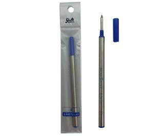 Стержни роллер Montagut TJ-31 (син) 0,5мм, 112мм, металлический с пластиковым колпачком (1/100)