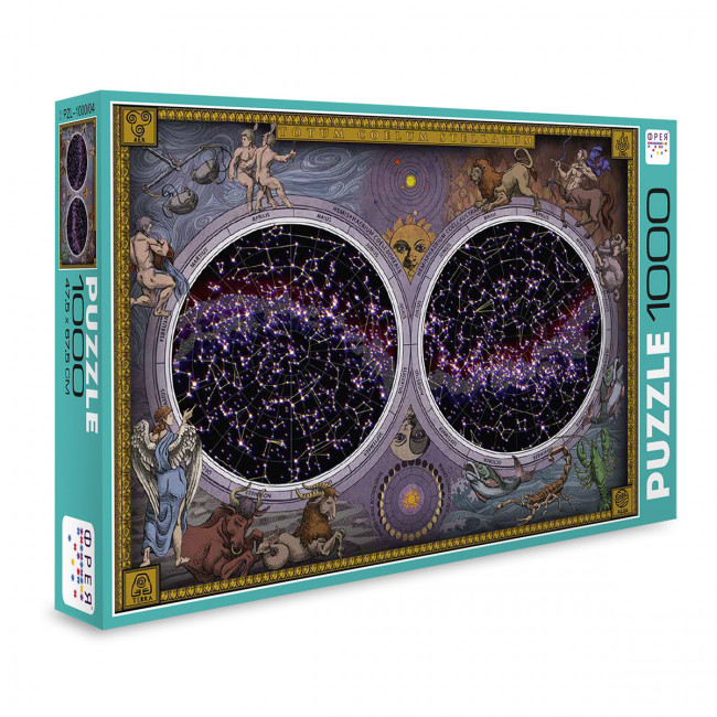 Пазл 1000 элемент "Карта звездного неба" ФРЕЯ