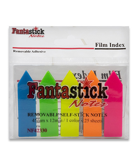 Закладки самокл. пласт.стрелки 5цв, NTELLIGENT AQ-115/BR-85  NF42330 (20/60/1440)