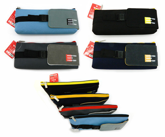 Пенал   CF-146 "Бейдж" косметичка, текстиль с бейджем на ремешке, цвета ассорти, в упаковке ПВХ №PB1012 (1/12/144)