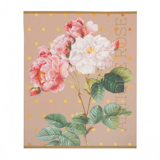 Тетрадь А5 48л клетка скоба "Цветы №2 т.беж" "Светоч" (10)