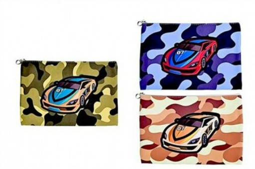 Папка на молнии 33x24см "Car", ассорти, Mazari/M-9664