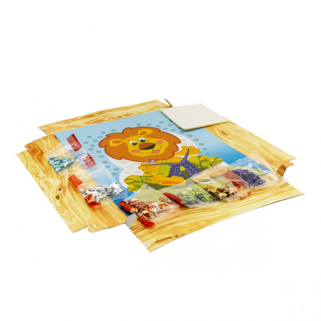 Картина из пайеток "Озорной львёнок" LORI/Мкс-002 (7)