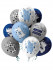 Набор шаров 30см "С Днем Рождения!" серо-голубой, 25шт, MILAND/ШВ-9818 Набор шаров 30см "С Днем Рождения!" серо-голубой, 25шт, MILAND/ШВ-9818