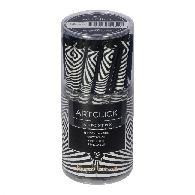 Ручка шариковая 0,5мм синяя «ArtClick, Оптическая иллюзия», автоматическая, BV/20-0281/20 (24)