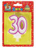 Свеча для торта. Значимые даты. Цифра 30, розовая С-1316 (12)