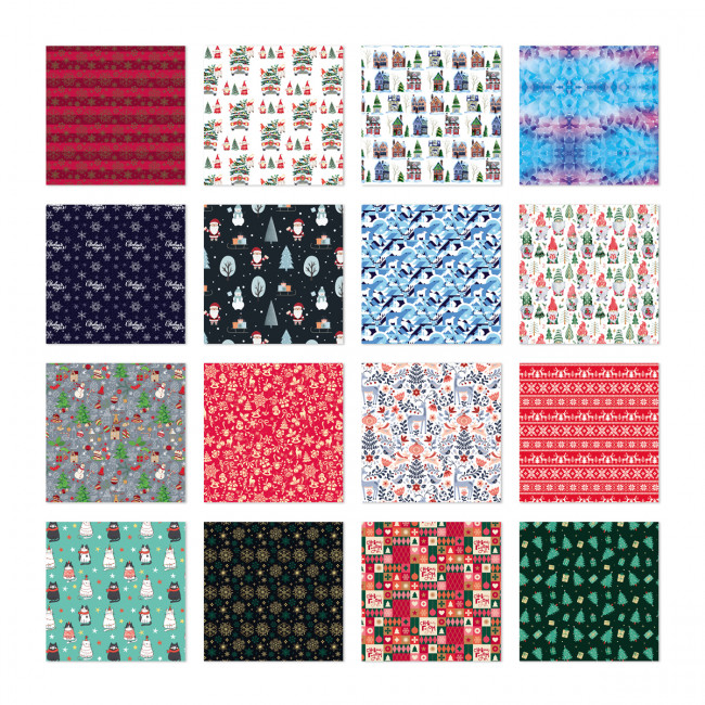 Упаковочная бумага 100 x 70см односторонняя, ассорти, Stilerra/NOWP-04 (25)