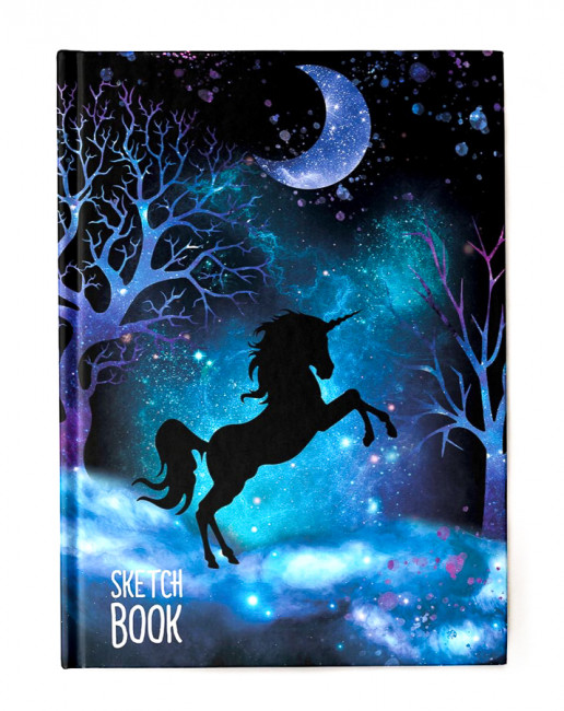 Скетчбук "Волшебный лес". Формат:202х145х13мм 160стр (10)