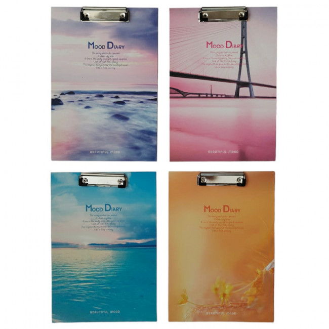 Клипборд А4 "Beatiful mood" картон, MAYLOTT/8043 Клипборд А4 "Beatiful mood" картон, MAYLOTT/8043