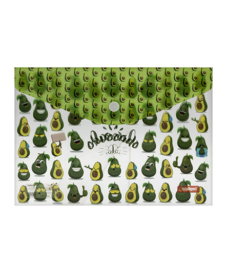 Папка с кнопкой А-5 CJ-8054 "Авокадо" INTELLIGENT 24х17см, пластик прозрачный с рисунком (12) Папка с кнопкой А-5 CJ-8054 "Авокадо" INTELLIGENT 24х17см, пластик прозрачный с рисунком (12)