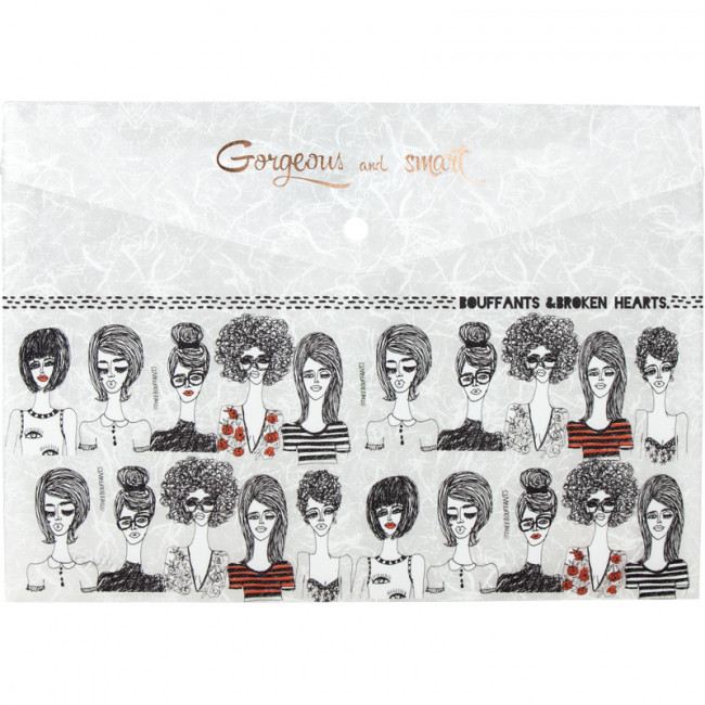 Папка на кнопке, А4+, BBH 05, AXENT